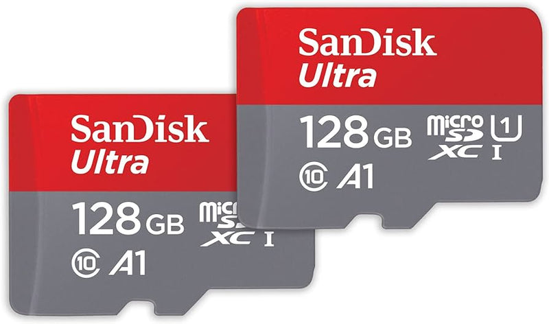 CARD Sandisk Ultra - Flash-Speicherkarte (microsdxc-an-SD-Adapter inbegriffen) - 128 GB
