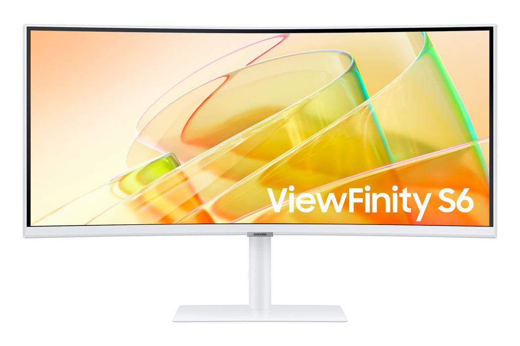 Samsung ViewFinity S6 S34C650TAU - S65TC Series - LED monitor - curved - 34" - 3440 x 1440 UWQHD @ 100 Hz - VA - 350 cd/m² - 3000:1 - HDR10 - 5 ms - 2
