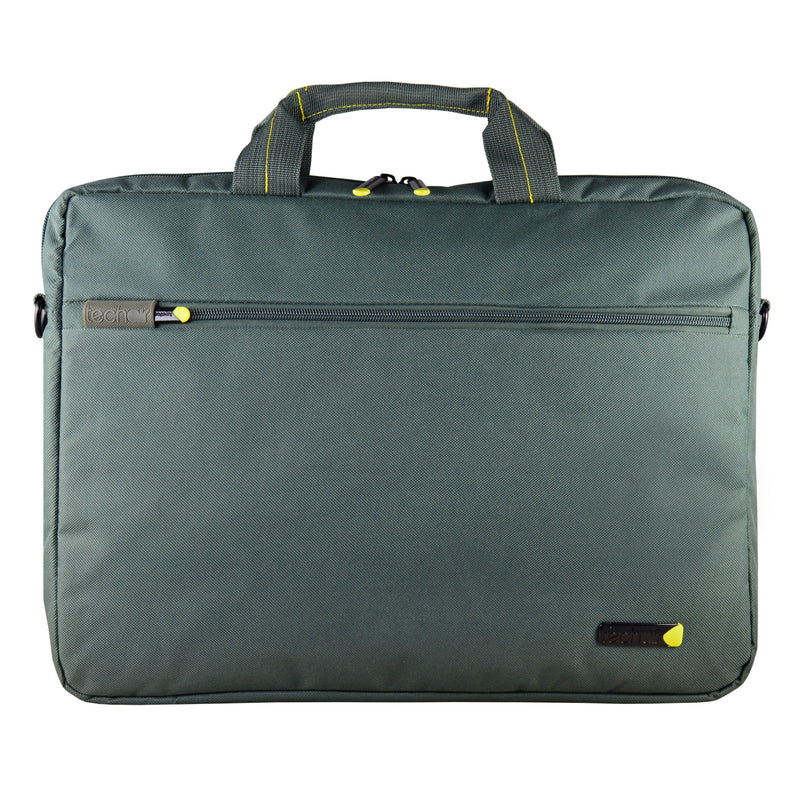 techair - Notebook carrying shoulder bag - 17.3" - grey