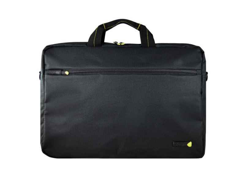 techair - Notebook carrying shoulder bag - 17.3" - black