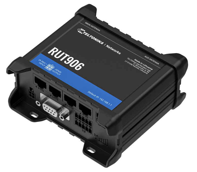 Teltonika RUT906 4G/LTE RS232/RS485 Industrial Router