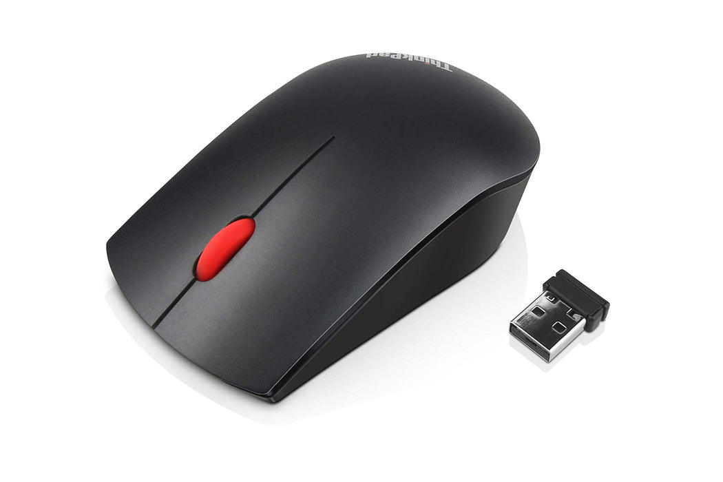 Lenovo ThinkPad Essential Wireless Mouse - Mouse - optical - 3 buttons - wireless - 2.4 GHz - USB wireless receiver - Campus