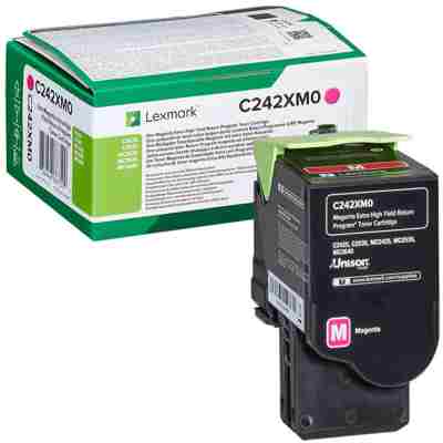 LEXMARK Toner magenta Rck f.C2425/ C2535/MC2425/2535/2640 ca. 3.500 S.