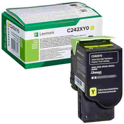 LEXMARK Toner gelb Rck f.C2425/ C2535/MC2425/2535/2640 ca. 3.500 S.