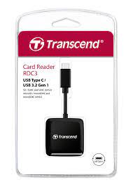 CARD Card Reader Transcend TS-RDC3. SD/microSD. USB3.2. Type C