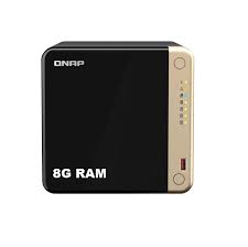 4-Bay desktop NAS Intel Celeron N5095 quad-core 8 GB onboard not expandable 4 x 3.5/2.5in SATA 6Gb/s drive bays 2 x M.2 2280 PCIe Gen 3 x1 slots 2 x 2