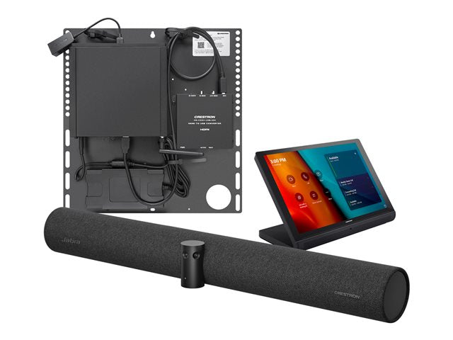 Crestron Flex UC-B31-T - For Microsoft Teams Rooms - small room conference system (touchscreen console, mini-PC, video bar) - power adapter included