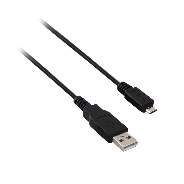 USB2.0 A TO MICRO-B CABLE 1M BK