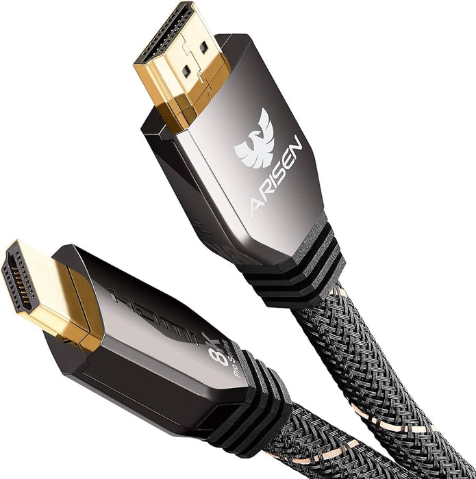 8K at 60 hz - HDMI version 2.1 - 48 Gbps - double shielded - gold plated connectors - HDMI (m) to HDMI (m) - outer diameter 7.3 mm - 28 AWG - 3 m - bl