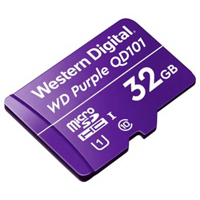 WD Purple WDD032G1P0C-85AEL0 - Flash memory card - 32 GB - UHS-I U1 / Class10 - microSDXC - purple