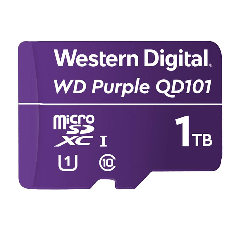 WD Purple - Flash memory card - 1 TB - UHS-I U1 / Class10 - microSDXC - purple