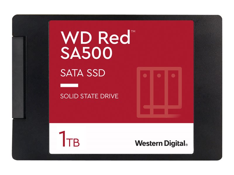 WD Red SA500 WDS100T1R0A-68A4W0 - SSD - 1 TB - internal - 2.5" - SATA 6Gb/s