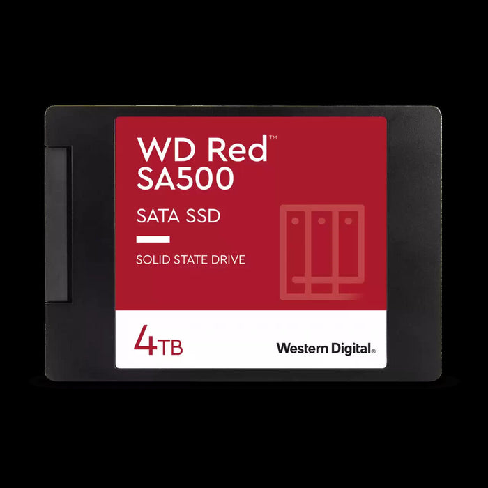 WD Red SA500 WDS400T2R0A-68CKB0 - SSD - 4 TB - internal - 2.5" - SATA 6Gb/s