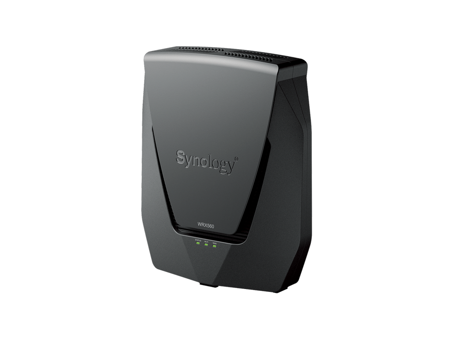 Synology WRX560 - Wireless router - mesh 4-port switch - 1GbE, 2.5GbE - WAN ports: 2