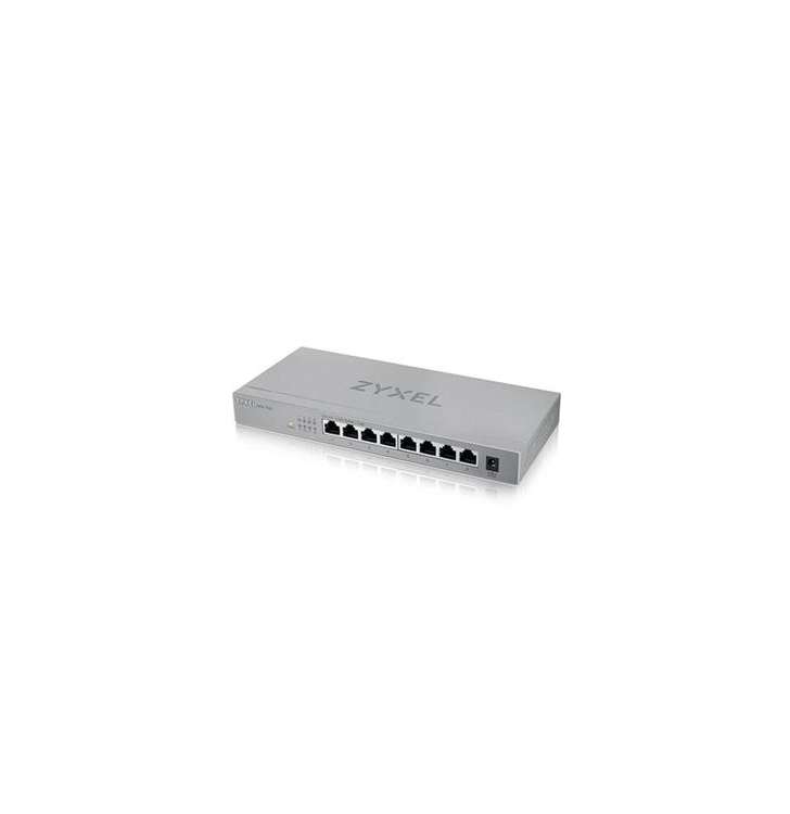 XMG-105 5 Ports 2,5G + 1 SFP+, 4 ports 70W total PoE++ Desktop MultiGig unmanaged Switch