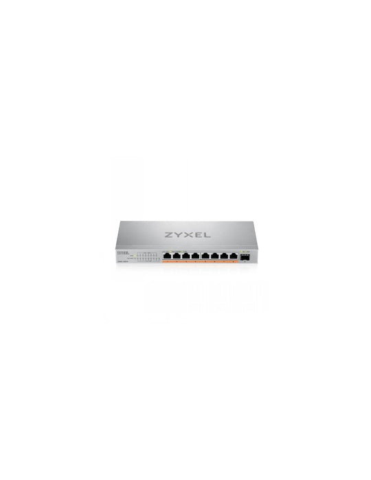 XMG-108 8 Ports 2,5G + 1 SFP+, 8 ports 100W total PoE++ Desktop MultiGig unmanaged Switch