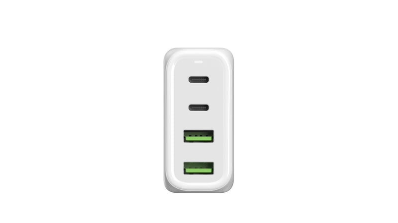 Z ALLNET Ersatznetzteil QC USB-C PD GaN Netzteil Power Supply 68 Watt 2x USB Typ-A QC 2x USB Typ-C**EU PLUG**